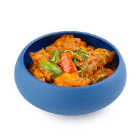 Salmon with vegetables in Masala sauce